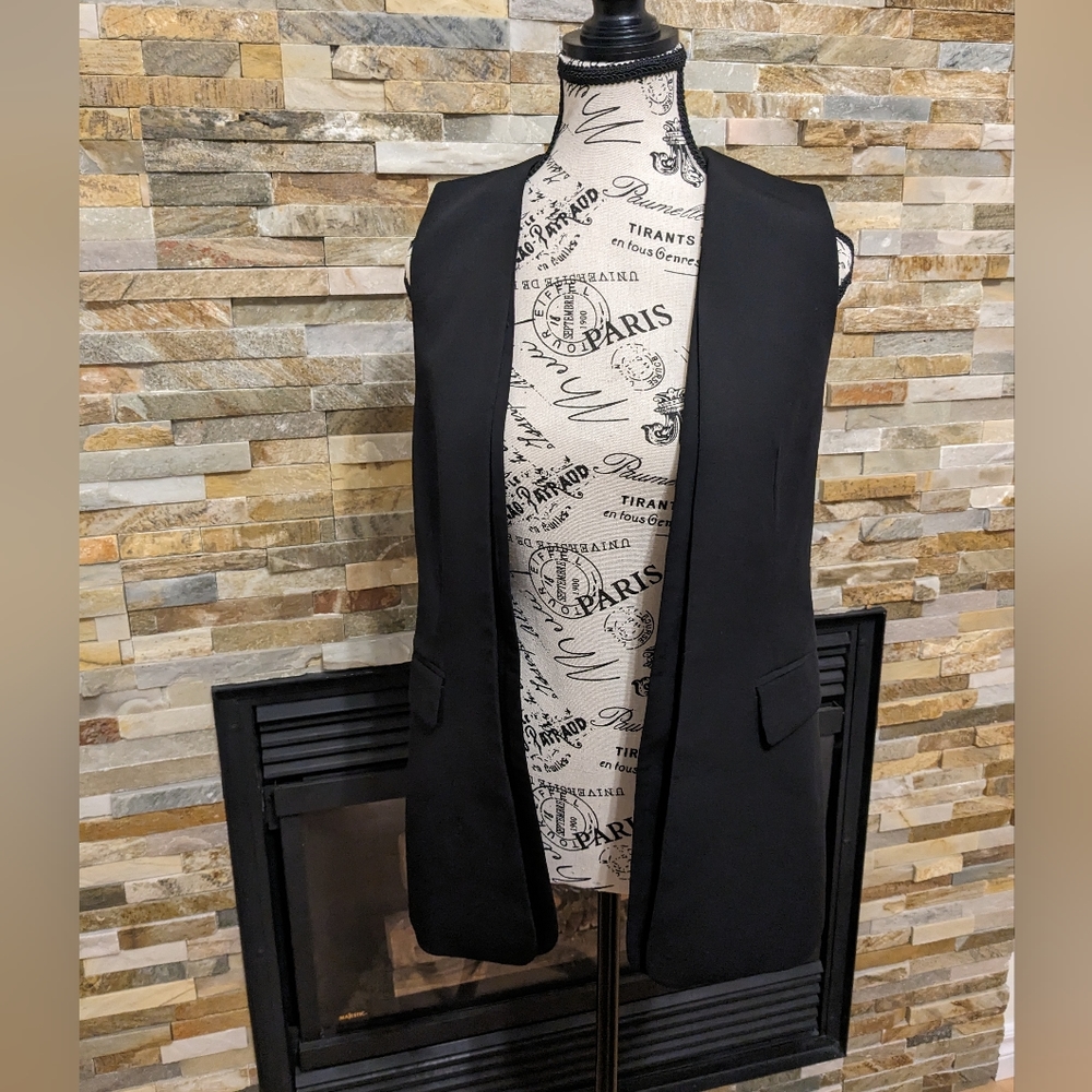 Sleeveless Vest Blazer